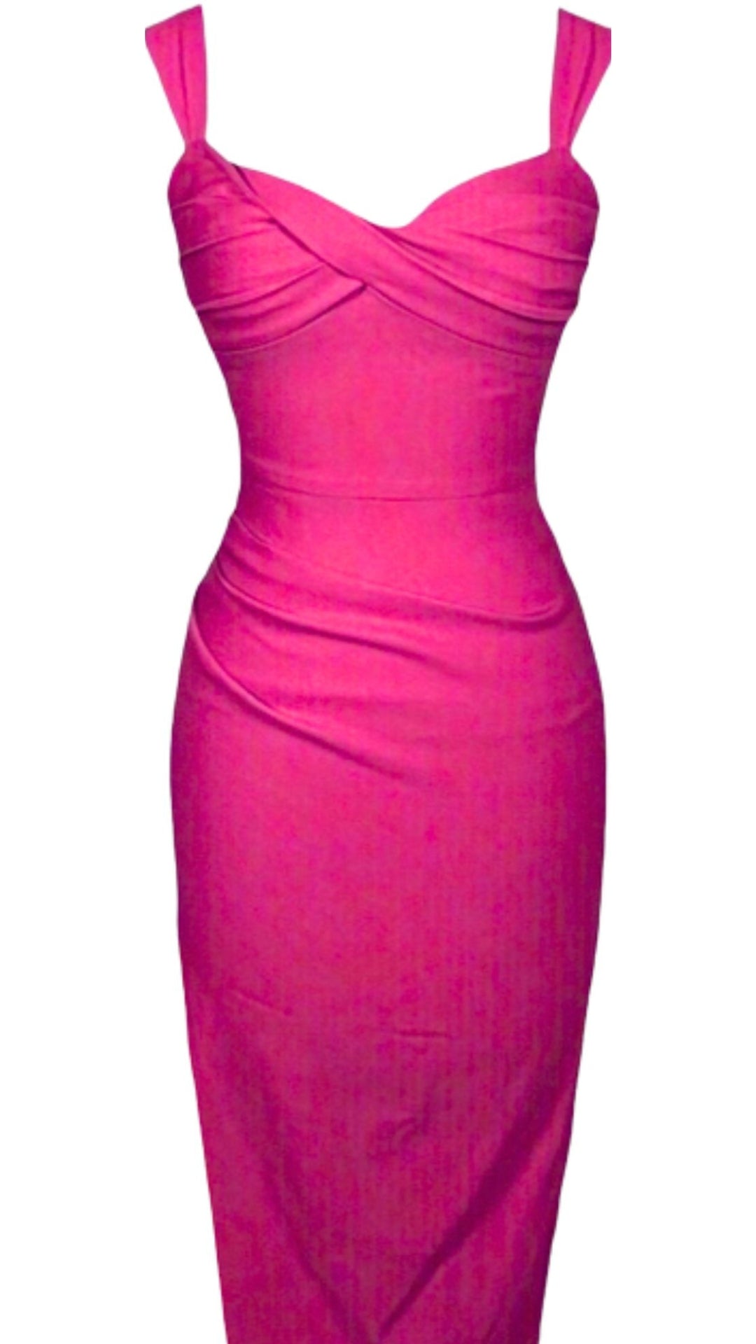 Hot Pink Dress by Just Add Heels Hot Pink Dress by Just Add Heels