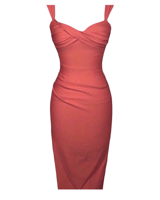 Trending Fall Fashion Midi Dress by Just Add Heels, Ready to Wear Dresses Made in Los Angeles, Cocktail Dresses, Day into Night Cocktail Dress, Very Demure Cocktail Dress by Just Add Heels, Auburn dress