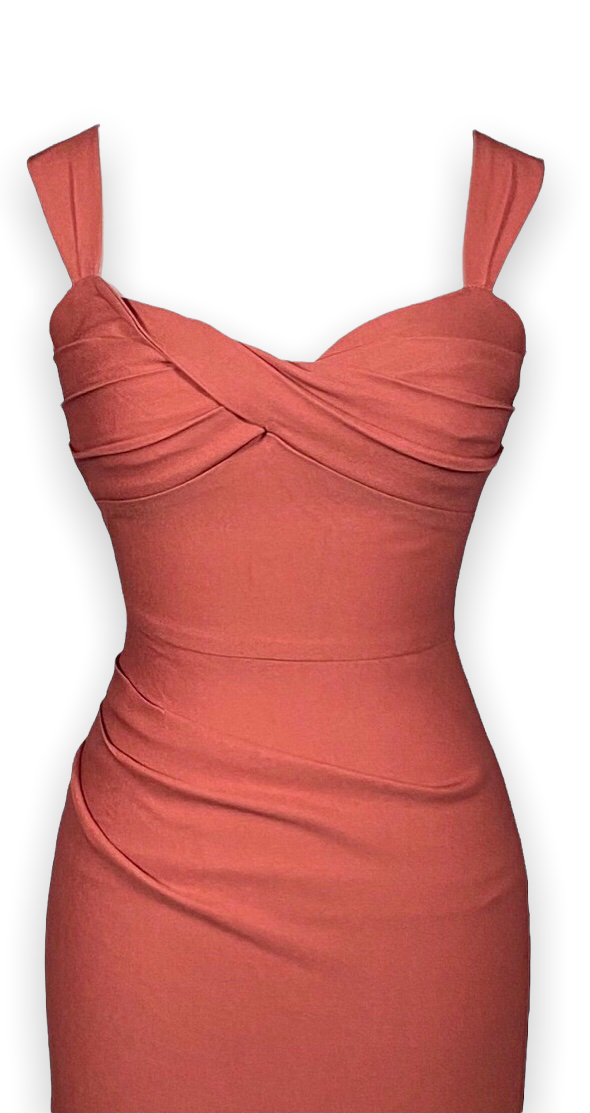 TTrending Fall Fashion Midi Dress by Just Add Heels, Ready to Wear Dresses Made in Los Angeles, Cocktail Dresses, Day into Night Cocktail Dress, Very Demure Cocktail Dress by Just Add Heels, Auburn dress